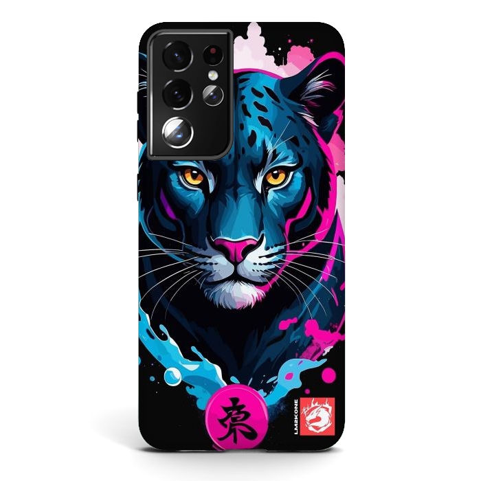 Galaxy S21 ultra StrongFit Blue and Pink Panther by LM2Kone