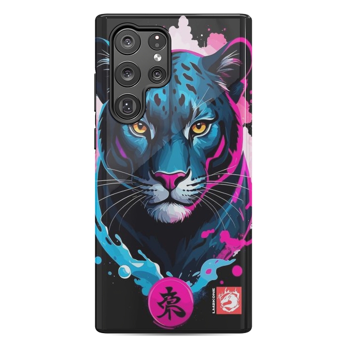 Galaxy S22 Ultra StrongFit Blue and Pink Panther by LM2Kone