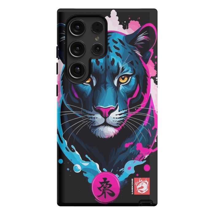 Galaxy S24 Ultra StrongFit Blue and Pink Panther by LM2Kone