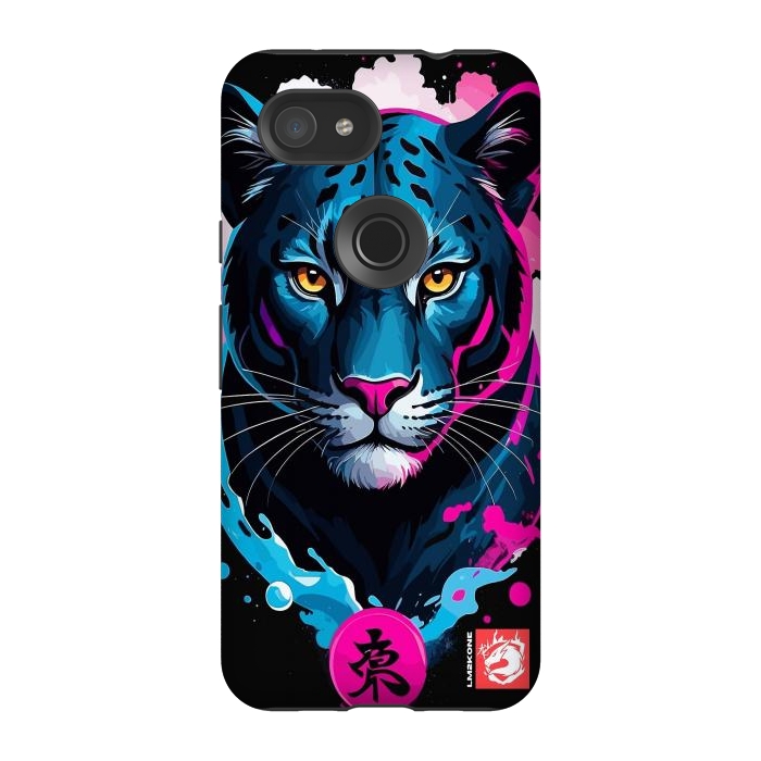 Pixel 3A StrongFit Blue and Pink Panther by LM2Kone