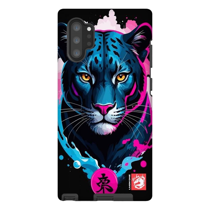 Galaxy Note 10 plus StrongFit Blue and Pink Panther by LM2Kone