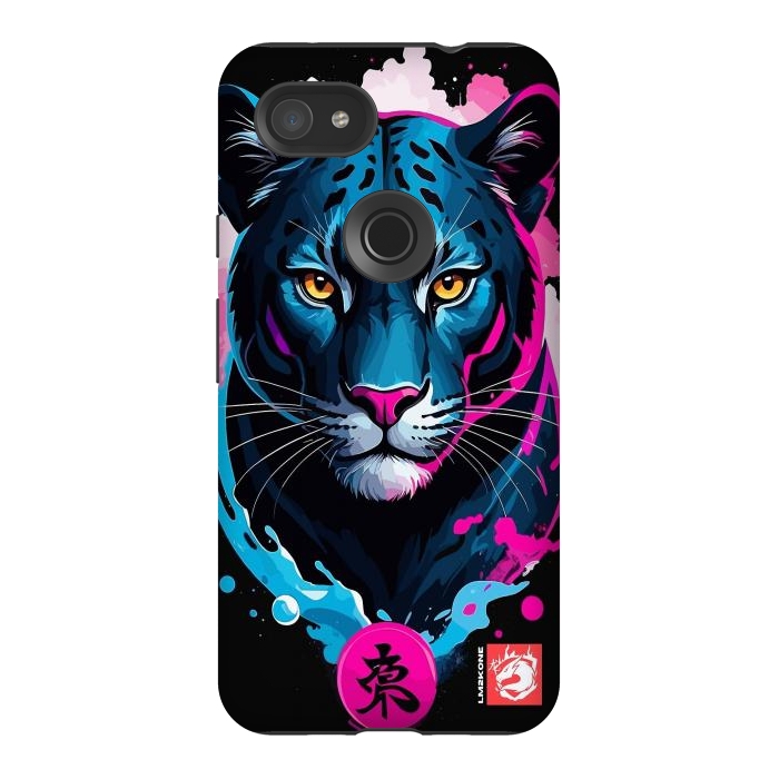 Pixel 3AXL StrongFit Blue and Pink Panther by LM2Kone