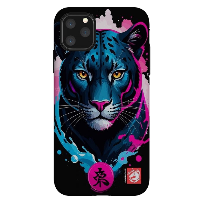 iPhone 11 Pro Max StrongFit Blue and Pink Panther by LM2Kone