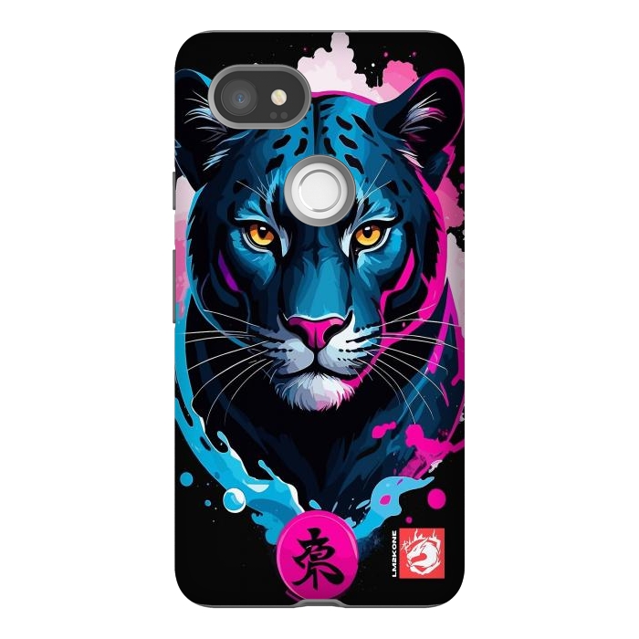 Pixel 2XL StrongFit Blue and Pink Panther by LM2Kone