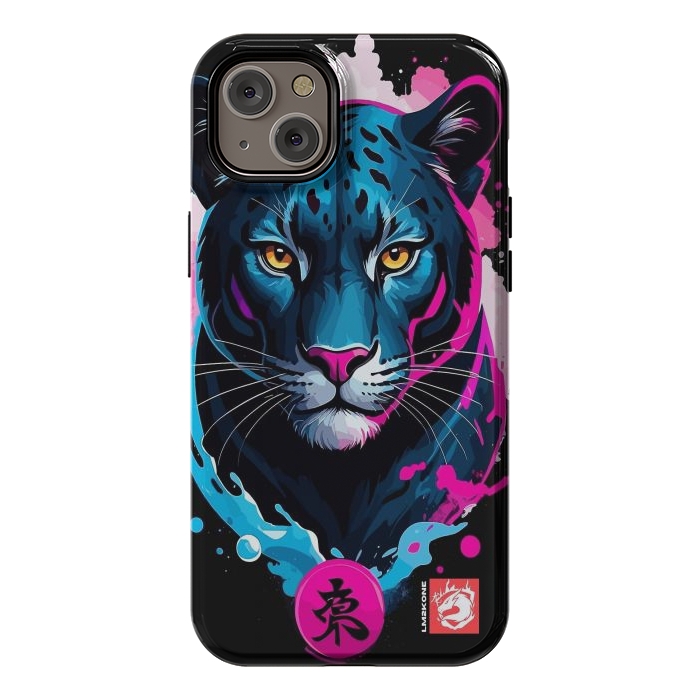 iPhone 14 Plus StrongFit Blue and Pink Panther by LM2Kone