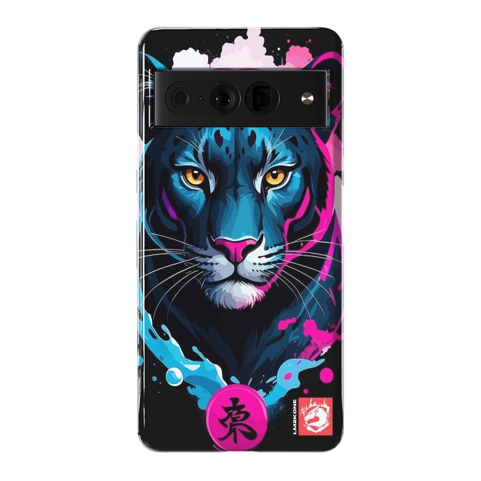 Pixel 7 Pro StrongFit Blue and Pink Panther by LM2Kone