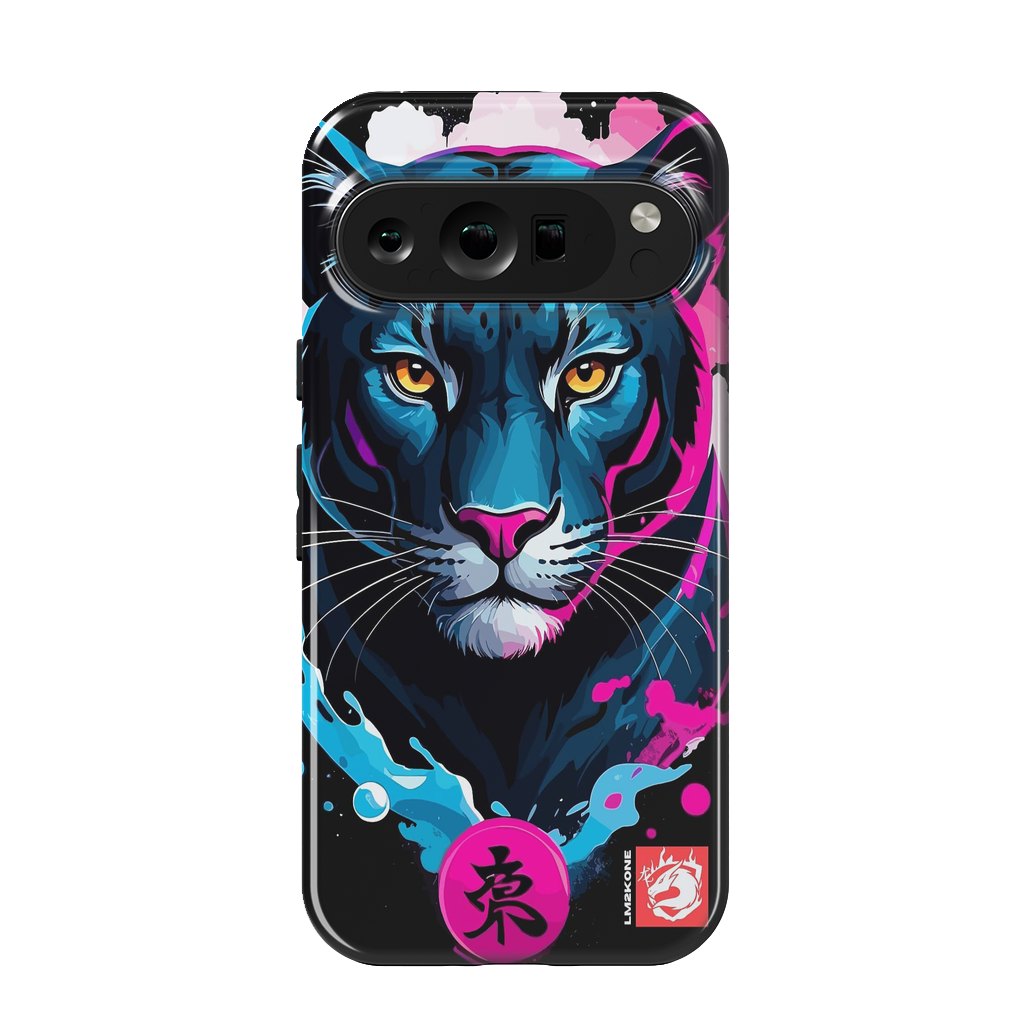 Pixel 9 pro StrongFit Blue and Pink Panther by LM2Kone