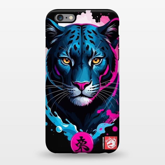 iPhone 6/6s plus StrongFit Blue and Pink Panther by LM2Kone