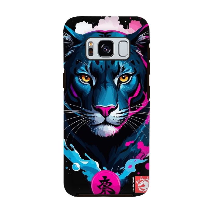 Galaxy S8 StrongFit Blue and Pink Panther by LM2Kone