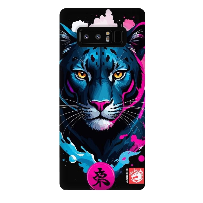 Galaxy Note 8 StrongFit Blue and Pink Panther by LM2Kone