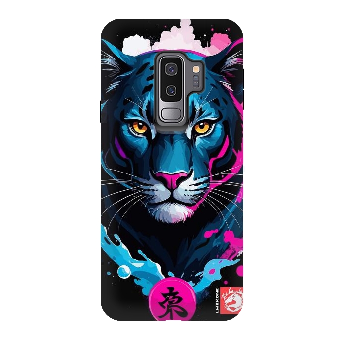 Galaxy S9 plus StrongFit Blue and Pink Panther by LM2Kone