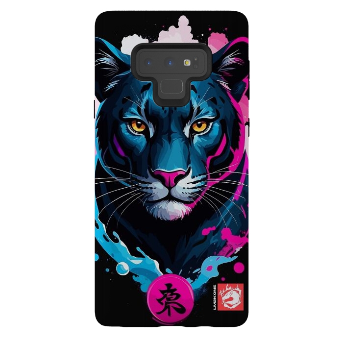 Galaxy Note 9 StrongFit Blue and Pink Panther by LM2Kone