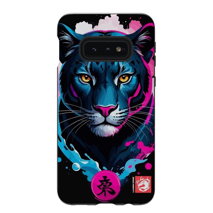 Galaxy S10e StrongFit Blue and Pink Panther by LM2Kone