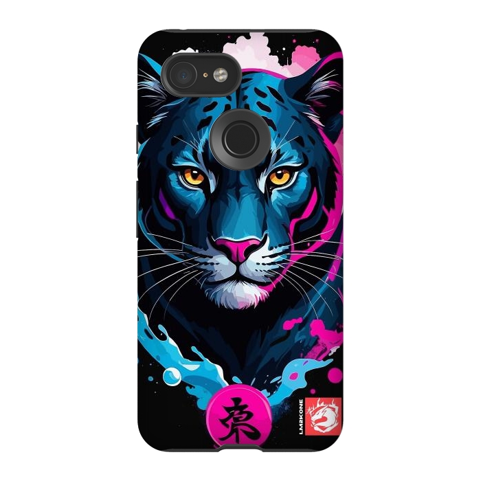 Pixel 3 StrongFit Blue and Pink Panther by LM2Kone