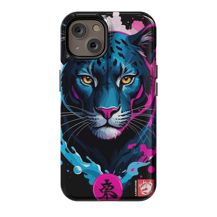 iPhone 14 StrongFit Blue and Pink Panther by LM2Kone