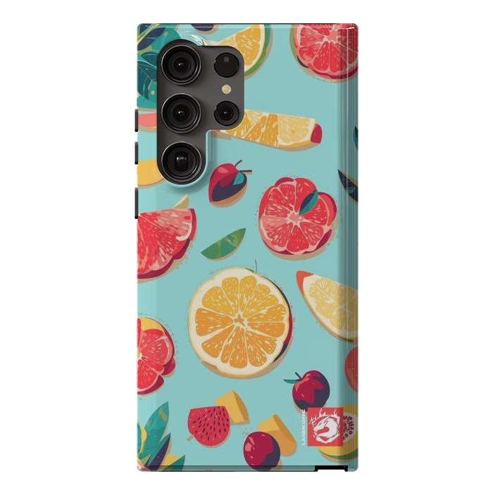 Galaxy S23 Ultra StrongFit Pattern Summer Fruits by LM2Kone