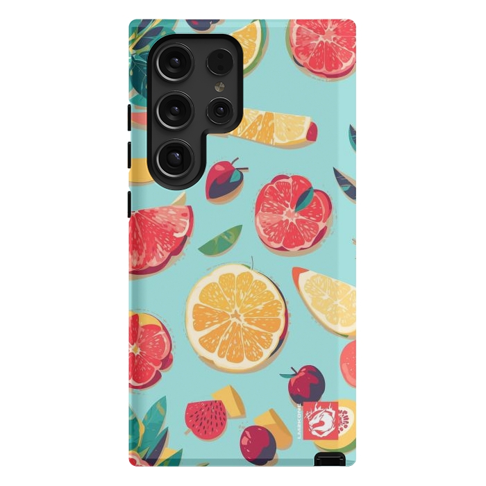 Galaxy S24 Ultra StrongFit Pattern Summer Fruits by LM2Kone