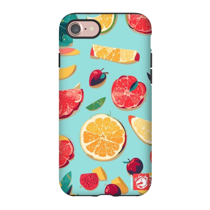 iPhone 7 StrongFit Pattern Summer Fruits by LM2Kone