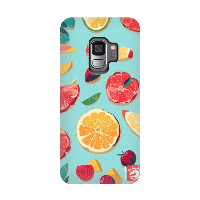 Galaxy S9 StrongFit Pattern Summer Fruits by LM2Kone