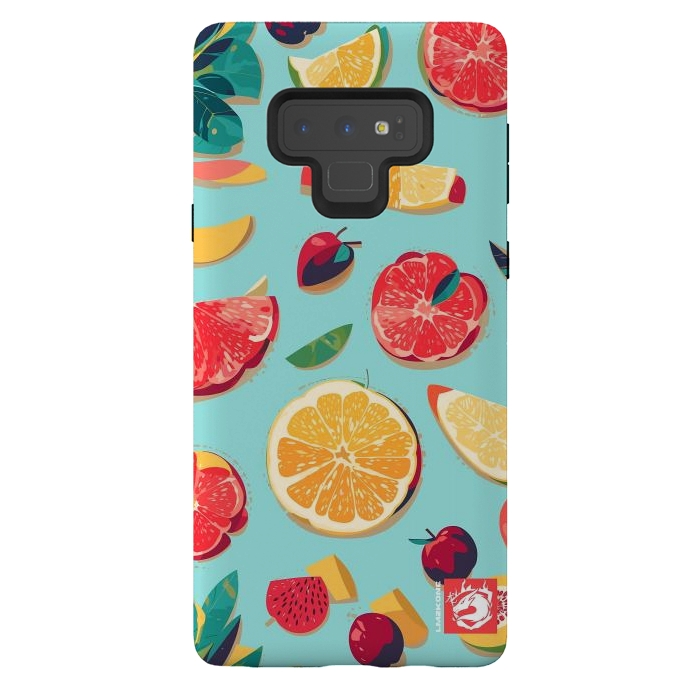 Galaxy Note 9 StrongFit Pattern Summer Fruits by LM2Kone