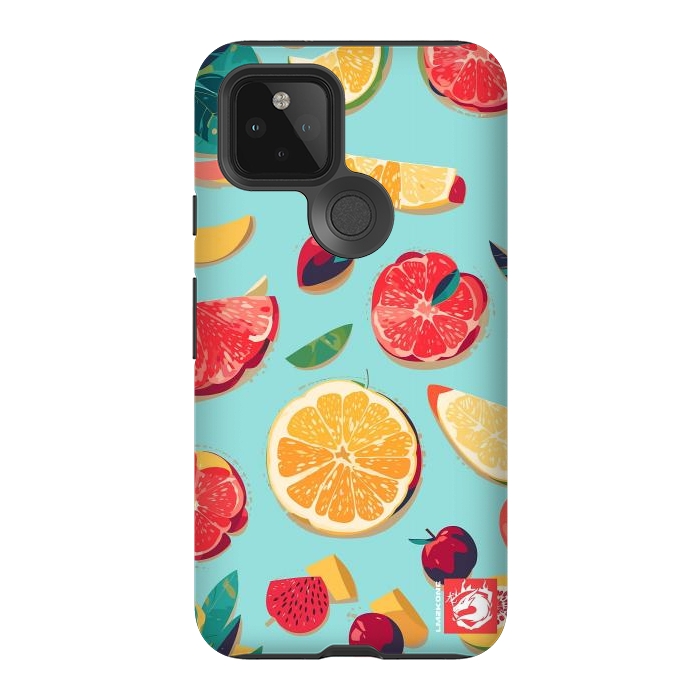 Pixel 5 StrongFit Pattern Summer Fruits by LM2Kone