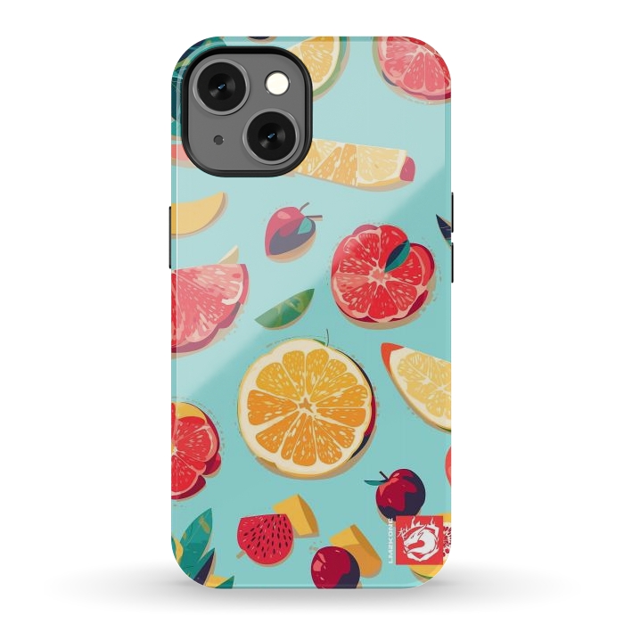 iPhone 13 StrongFit Pattern Summer Fruits by LM2Kone