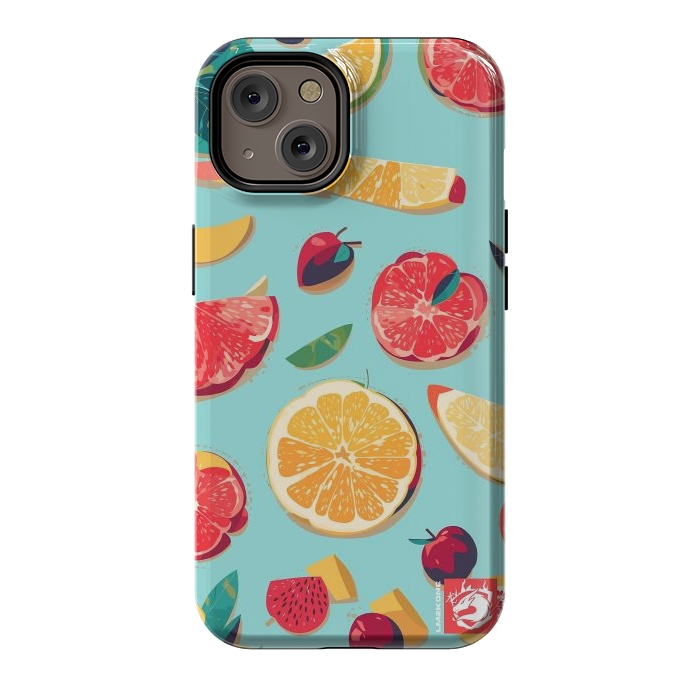 iPhone 14 StrongFit Pattern Summer Fruits by LM2Kone