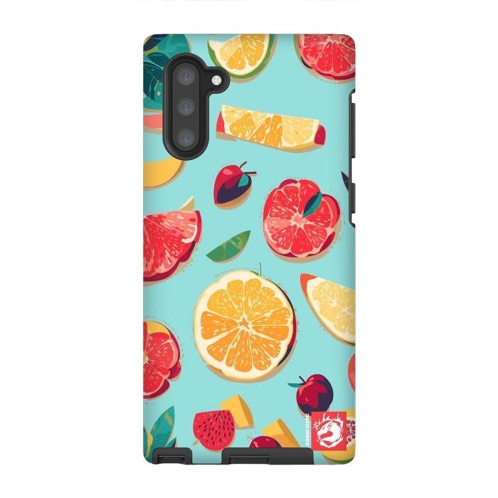 Galaxy Note 10 StrongFit Pattern Summer Fruits by LM2Kone