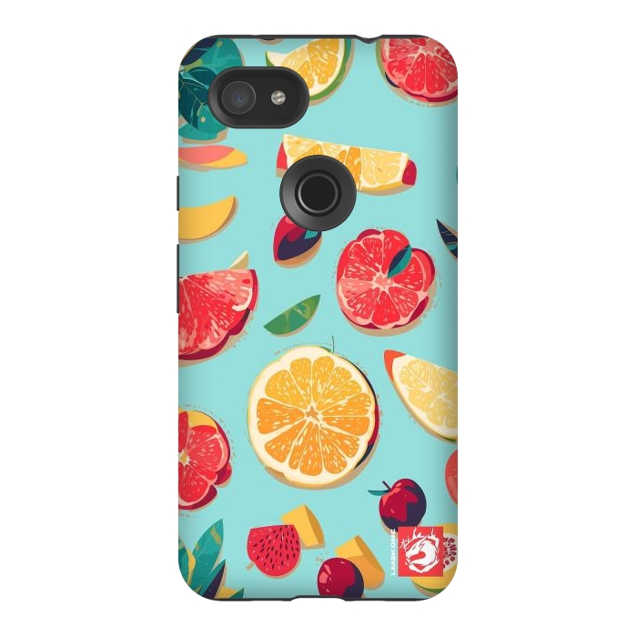 Pixel 3AXL StrongFit Pattern Summer Fruits by LM2Kone