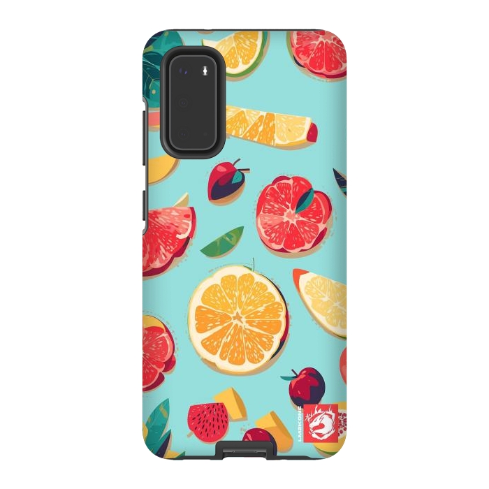 Galaxy S20 StrongFit Pattern Summer Fruits by LM2Kone