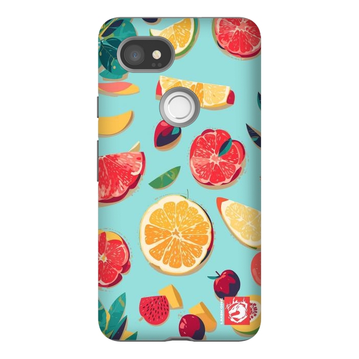 Pixel 2XL StrongFit Pattern Summer Fruits by LM2Kone