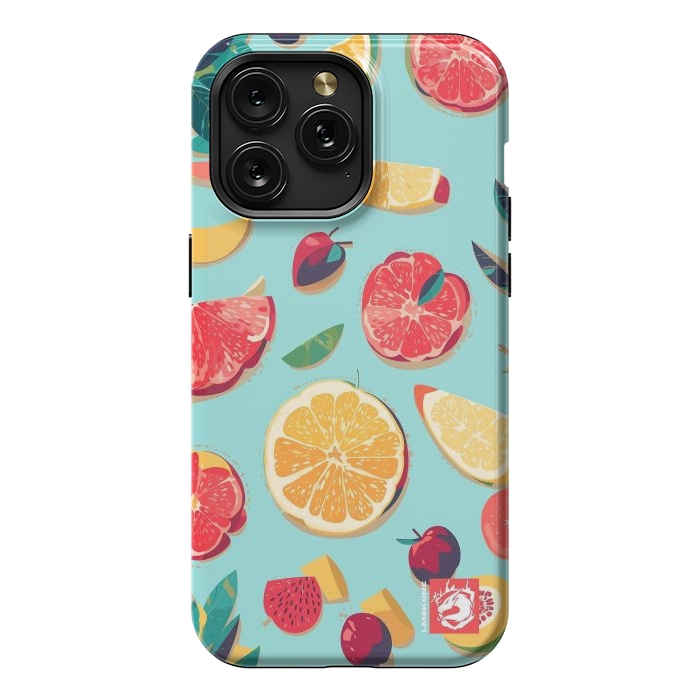 iPhone 15 Pro Max StrongFit Pattern Summer Fruits by LM2Kone