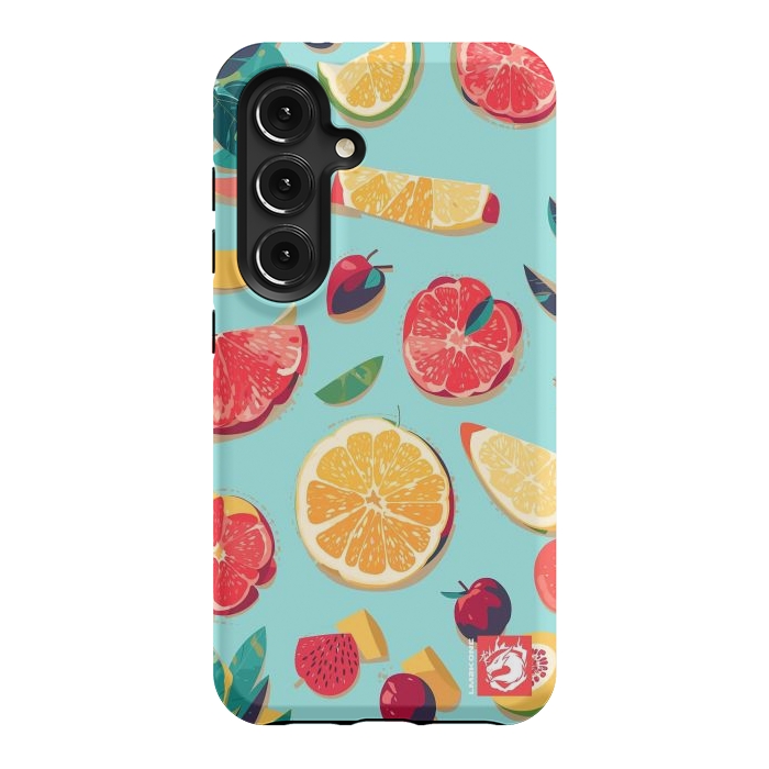 Galaxy S24 StrongFit Pattern Summer Fruits by LM2Kone