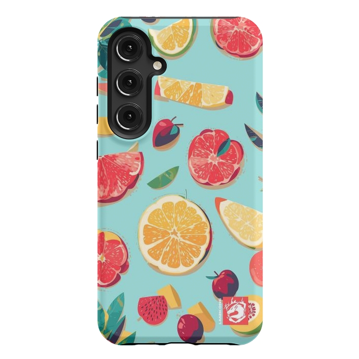 Galaxy S24 Plus StrongFit Pattern Summer Fruits by LM2Kone