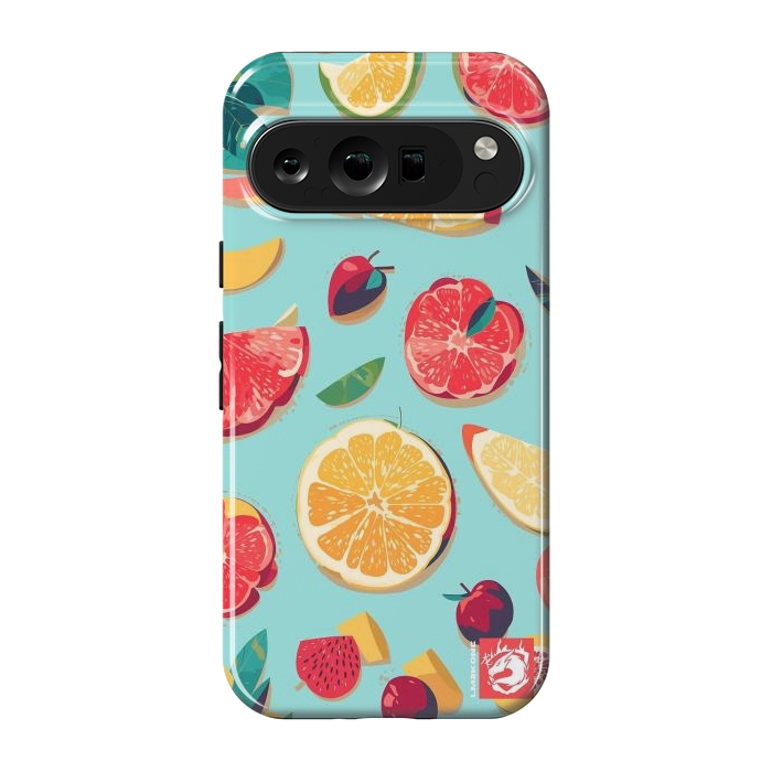 Pixel 9 pro StrongFit Pattern Summer Fruits by LM2Kone