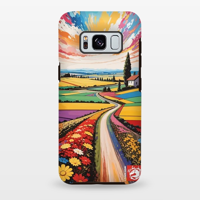 Galaxy S8 plus StrongFit Landscape Flowers Nature by LM2Kone