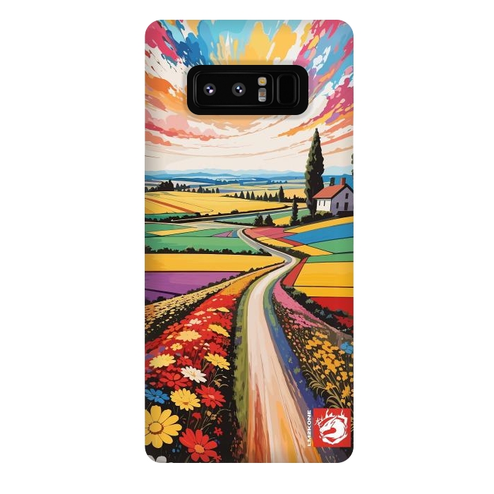 Galaxy Note 8 StrongFit Landscape Flowers Nature by LM2Kone