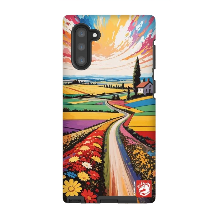 Galaxy Note 10 StrongFit Landscape Flowers Nature by LM2Kone