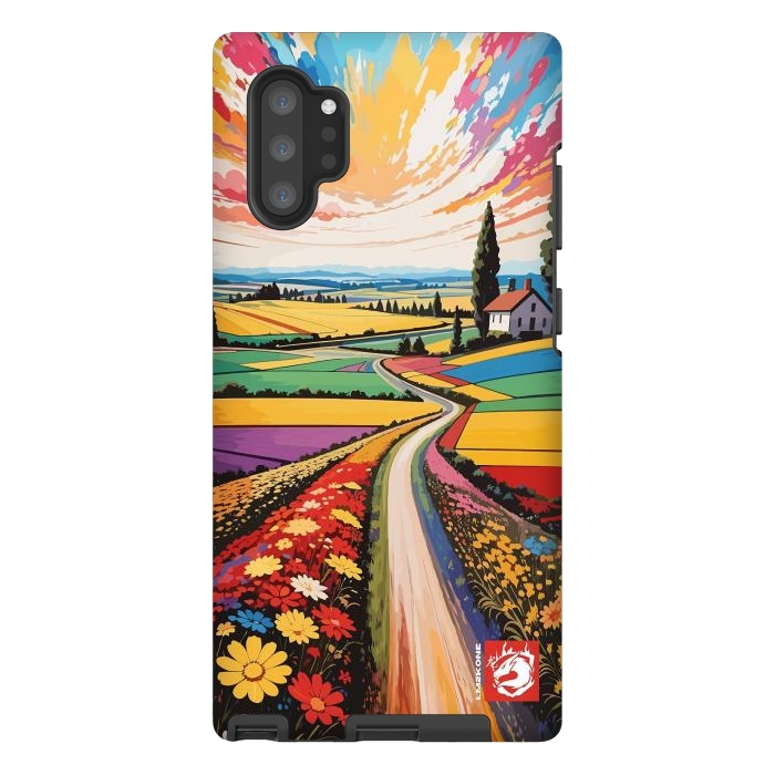 Galaxy Note 10 plus StrongFit Landscape Flowers Nature by LM2Kone