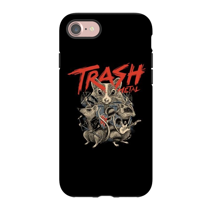 iPhone 7 StrongFit Trash Metal by Afif Quilimo