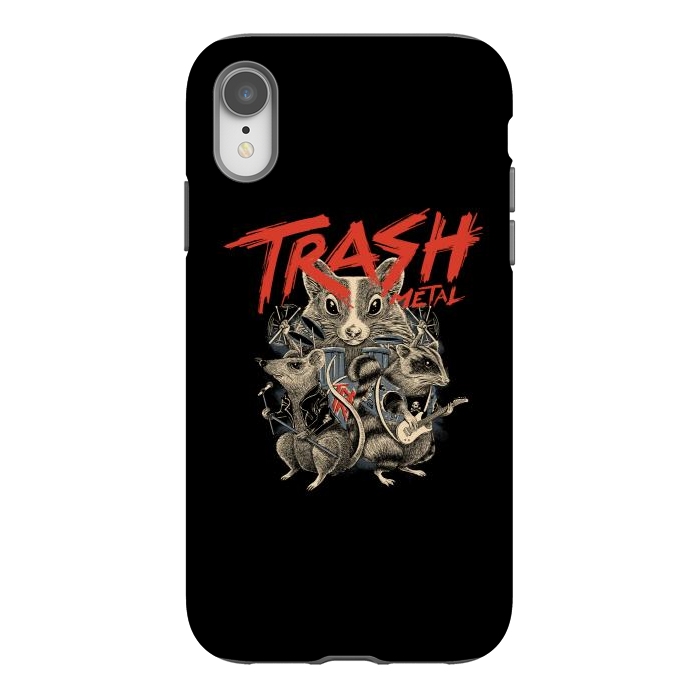 iPhone Xr StrongFit Trash Metal by Afif Quilimo