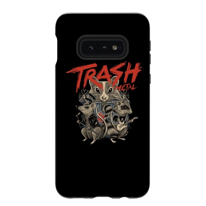 Galaxy S10e StrongFit Trash Metal by Afif Quilimo