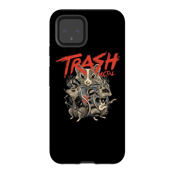 Pixel 4 StrongFit Trash Metal by Afif Quilimo