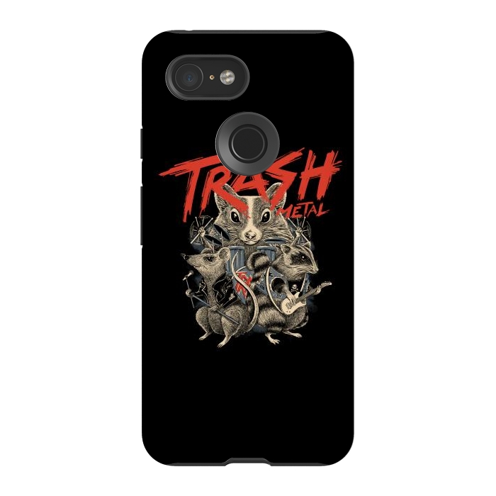 Pixel 3 StrongFit Trash Metal by Afif Quilimo