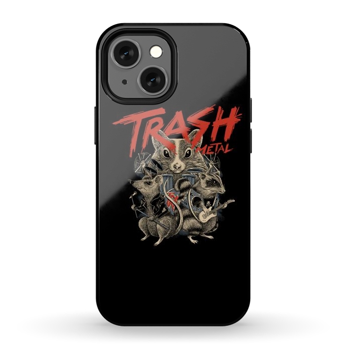 iPhone 12 mini StrongFit Trash Metal by Afif Quilimo