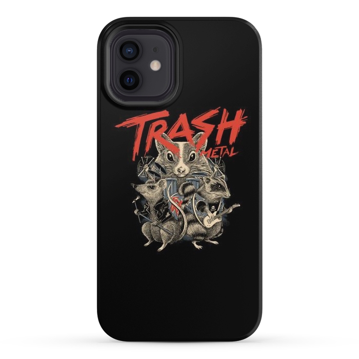 iPhone 12 StrongFit Trash Metal by Afif Quilimo