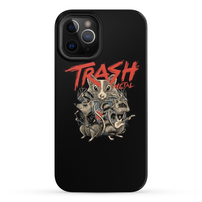 iPhone 12 Pro StrongFit Trash Metal by Afif Quilimo