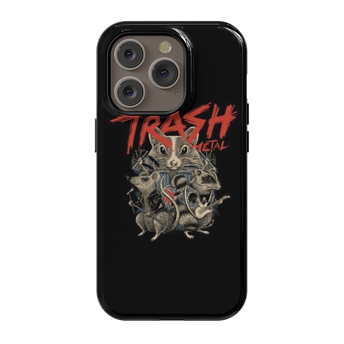 iPhone 14 Pro StrongFit Trash Metal by Afif Quilimo