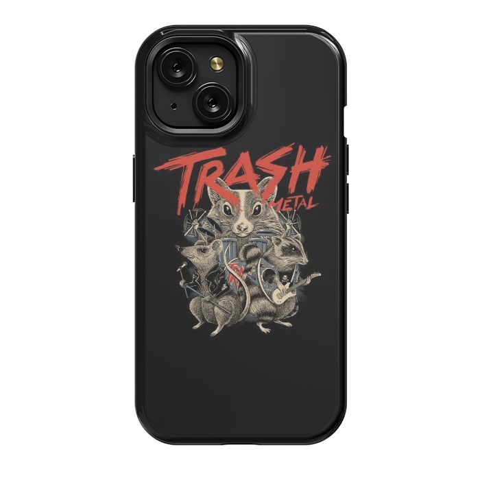 iPhone 15 StrongFit Trash Metal by Afif Quilimo