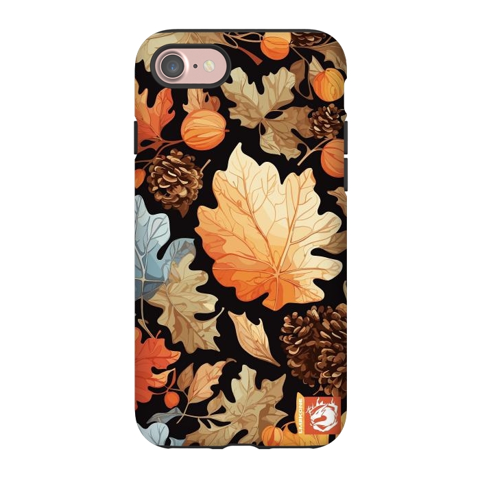 iPhone 7 StrongFit Leaf Automn Pattern by LM2Kone